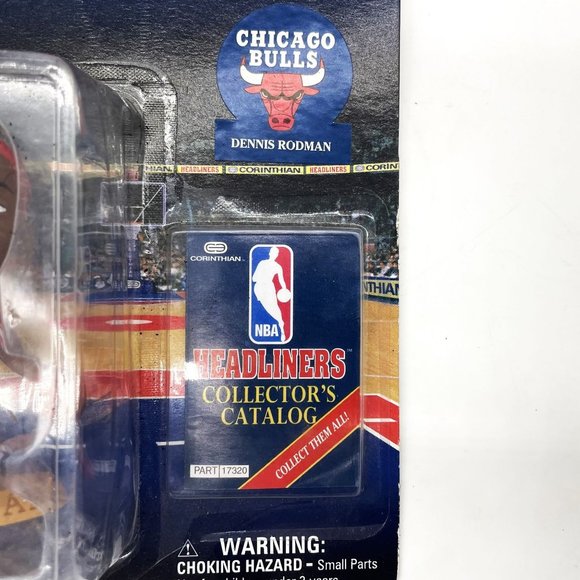 Vtg Dennis Rodman Chicago Bulls Headliners NBA Collection Action Figure Figurine - Picture 3 of 6